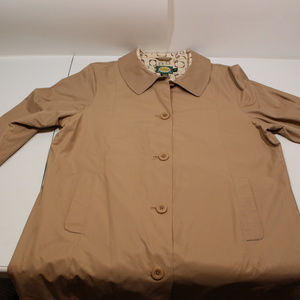 Cabela's Womens XL Trench Coat Jacket Tan